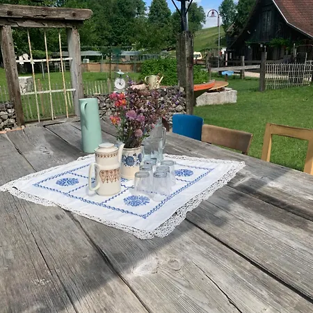 Getreidekasten Auf Einer Lamafarm Oberndorf an der Melk