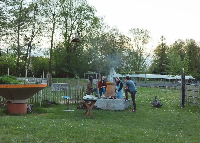 Getreidekasten Auf Einer Lamafarm